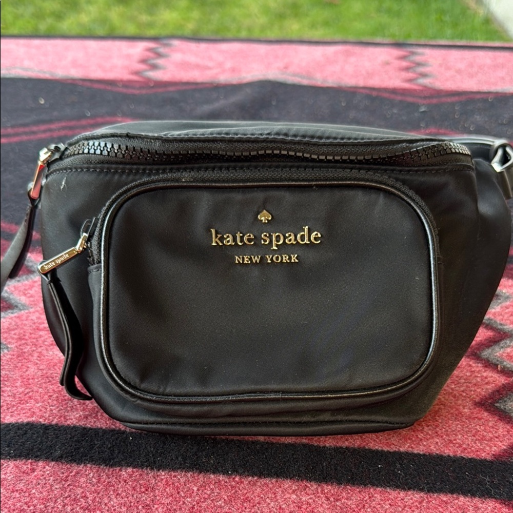 Kate Spade Black Nylon Crossbody Bag